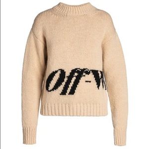 OFF-WHITE
intarsia logo crew-neck jumper 38 (IT)